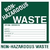 Labels: Non-Hazardous Waste